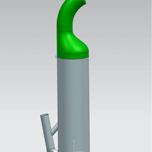 bong water pipe various vase smoke waterpipe 3d print model - Mito3D