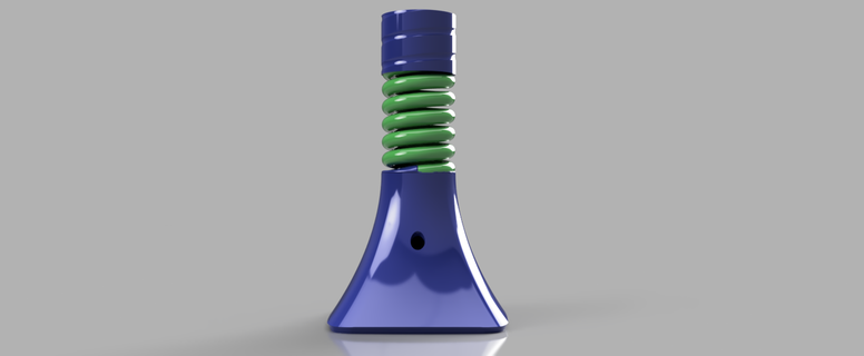 bang conduite d'eau spirale l'eau tuyau tabac bol fumeur 3d print model - Mito3D