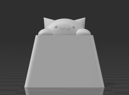 bongo cat keycap mechanical cherry mx keyboard kitten kitty key cap cherrymx mechanicalkeyboard custom 3D print model - Mito3D