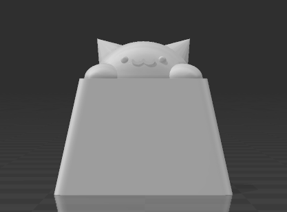 bongo gato tecla mecánico Cereza mx teclado gatito llave gorra cereza personalizado 3d print model - Mito3D