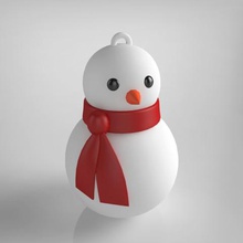 bonhomme de neige ornement verser nol la maison 3d print model - Mito3D