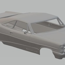 bonneville 1966 imprimible cuerpo del coche juego ranura scalextric shell rc radio el monitoreo tamiya miniz 1-10 1-32 1-18 1-24 3d print model - Mito3D