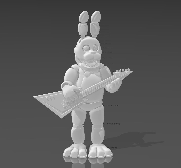 bonnie fnaf five night at freddy's 1 3D print model - Mito3D