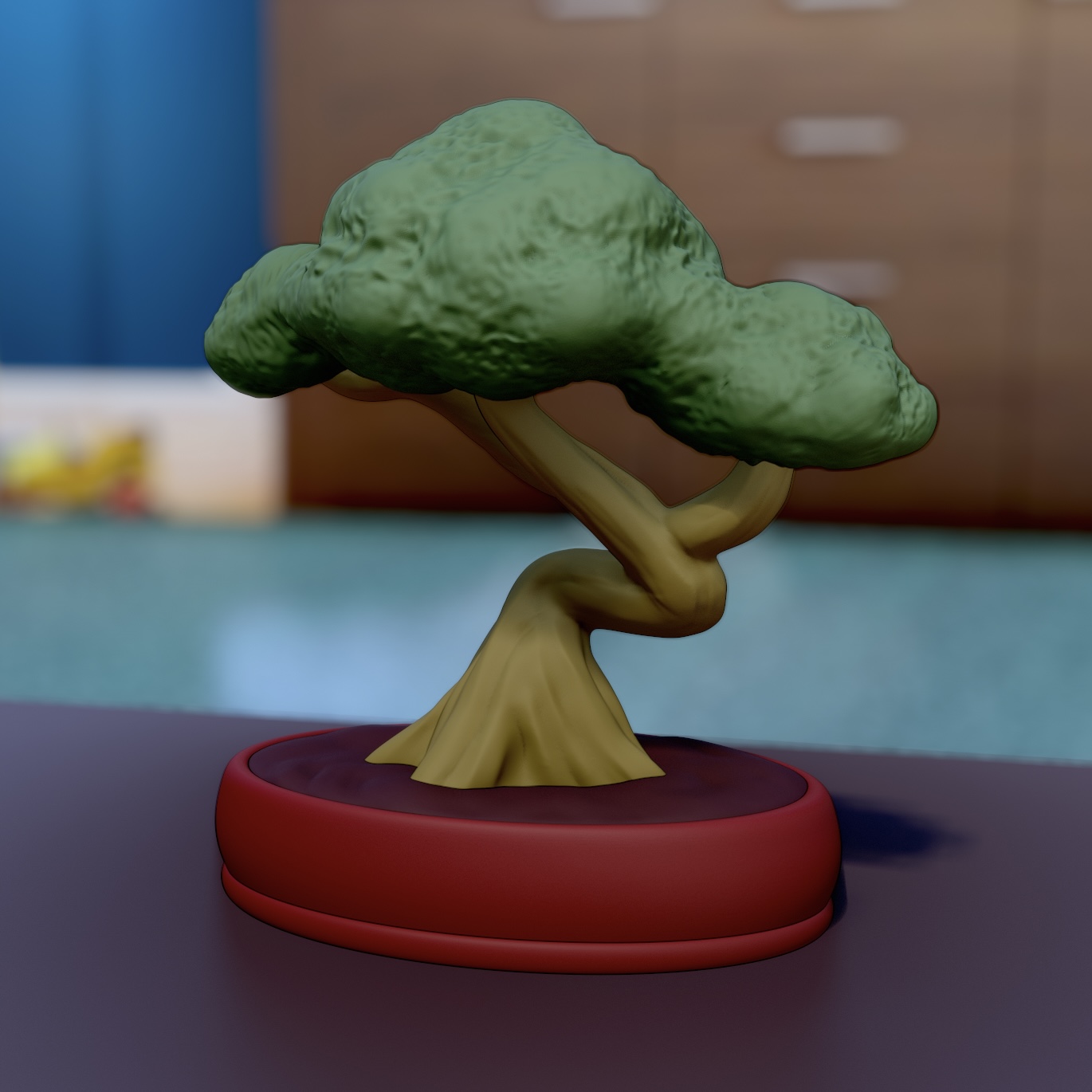 bonsai ağaç dekoratif 3d Yazdır dekor bitki ekici çömlekçi tencere doğa hediye fikir Hediyeler Sanat kopya sahte 3D print model - Mito3D