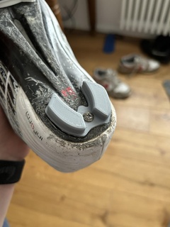 bontrager xxx tacón cubierta carcasa funda reemplazo ciclismo Zapatos 3d print model - Mito3D