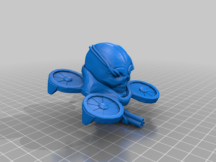knochig whoop mini figure Bombe Sammlerstück Cyborg Drohne Ion Wut Modell Spielzeug Kreaturen 3d print model - Mito3D
