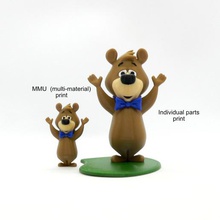 boo-boo bear - mmu gioco animali yogi cartone animato orso animale 3d print model - Mito3D