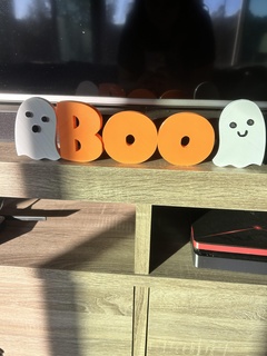 boo letter decor Home home office kitchen halloween apartment 3d print model - Mito3D