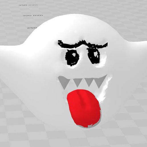 huer mario bros fantasma juego vidéo Jeu nintendo figura decoraci 3D print model - Mito3D