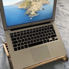 book & laptop stand fiverrcults desktop 3d print model - Mito3D