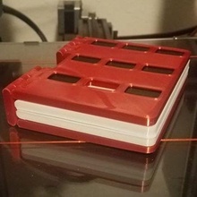 livro dobrável Nintendo interruptor jogos cartucho caso bainha v10 gadget carrinho dobra dobrando vídeo 3d print model - Mito3D