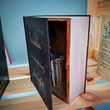 livro ocultar grande vários goleiro armazenar a caixa segredo compartimento o stash 3d print model - Mito3D