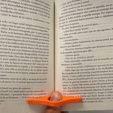 book holder opener books bread read reading 3d print model - Mito3D