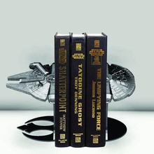 kitap tutucu star wars millennium falcon ev eski bir Şahin Murat livre portalı başında ve sonunda standı dur direnç 3d print model - Mito3D
