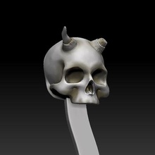 livre marque crâne 3d print model - Mito3D