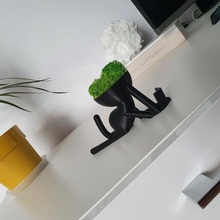 livre train lire Robert plante robertplant vase joie art 3d print model - Mito3D