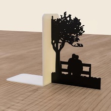 kitap ayakta durmak çift Aşk 3d print model - Mito3D