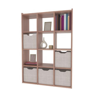 bookcase drawers decorations decoration interior design shelf 3d model 3d print model - Mito3D