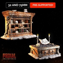 bookcases altar dungeons dragons hero quest art dungeonsanddragons heroquest 3d print model - Mito3D