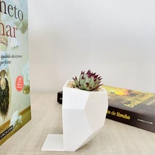 fermalibri fioriera piante grasse libri vaso leggere libro arredamento decorazione casa 3d print model - Mito3D