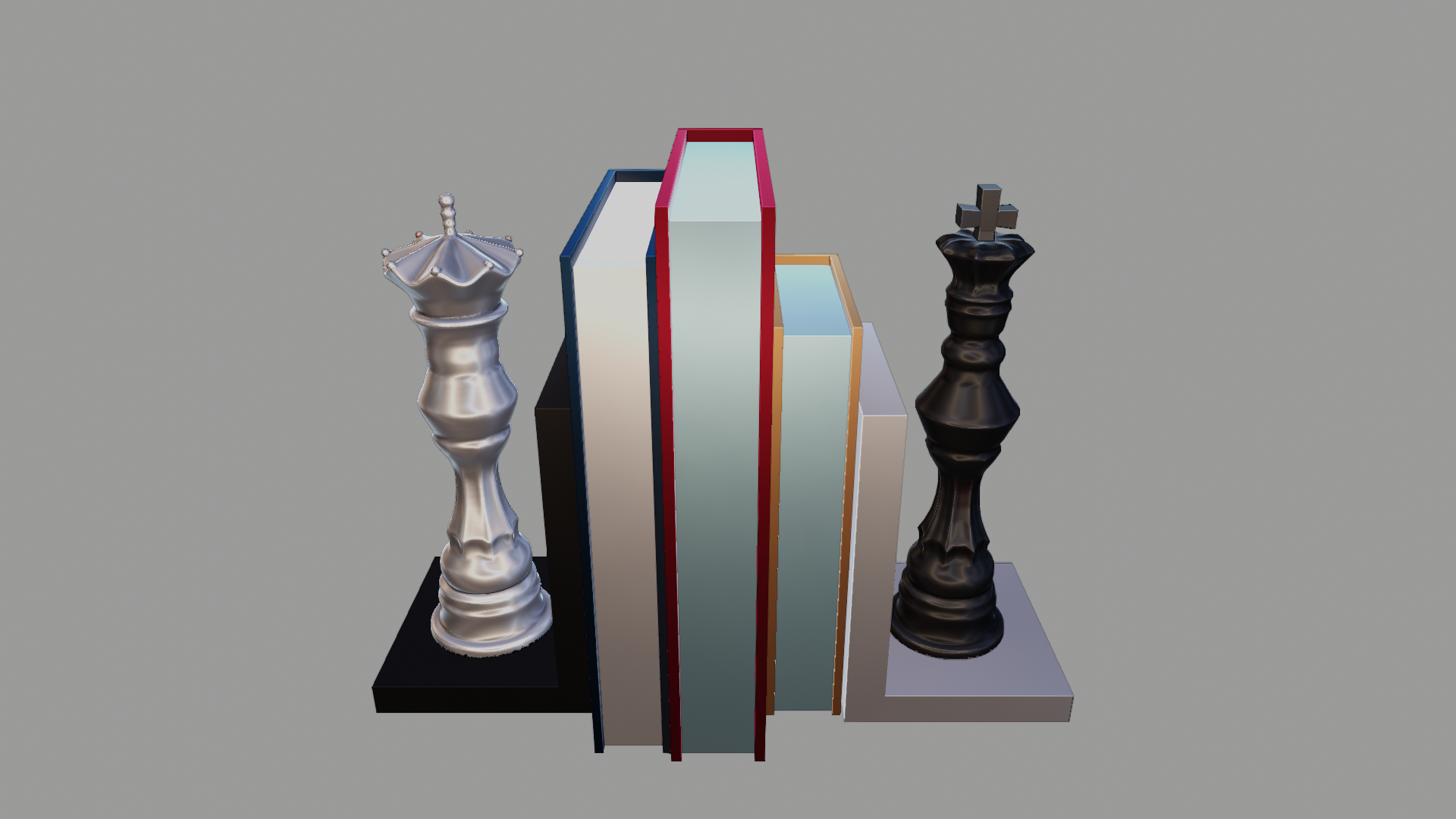 suporte livro xadrez pedaçoxadrez rei rainha borda esculpir alívio quadro Armação arte 3D print model - Mito3D
