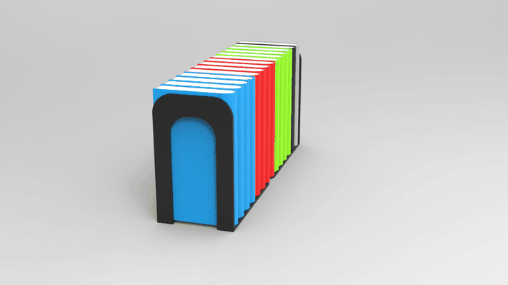 kitap ayracı dolma kalem kulp destek 3d yazdırılabilir model ev sıra organizatör kırtasiye ofis aksesuarlar kütüphane işlevsel tasarım modern dekor kendin yap organizasyon özelleştirilebilir çalışma alanı çözüm yaratıcı depolama 3d print model - Mito3D