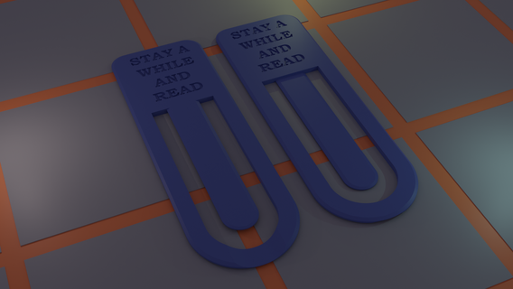 segnalibro restare leggere segnalibri libro lettura attrezzo avventura pennarello 3d print model - Mito3D