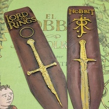 marcadores lotr hobbit marcador punto libro anillos 3d print model - Mito3D