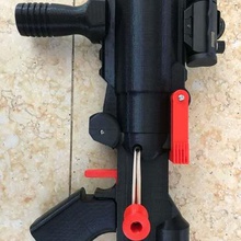 boom stick grenade launcher v2 juego props juguete mecánico 3d print model - Mito3D