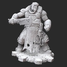 boomer butcher gears war 3d model stl file print game locust cog figure figurine miniature statue character 3d print model - Mito3D