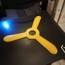 bumerang boş zaman dışarıda oyuncak frizbi başlatmak 3d print model - Mito3D