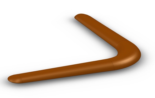 boomerang giocattolo 3d print model - Mito3D