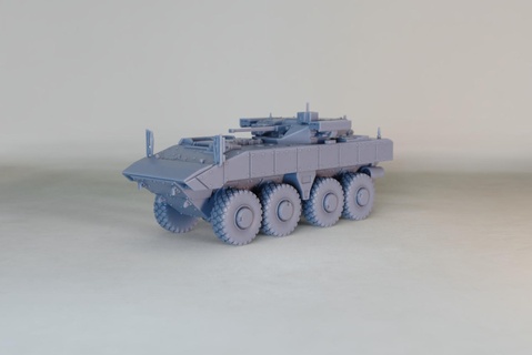 bumerang 8x8 ifv tanque militar modelo escala avión juguete juego guerra miniatura vehículo 3d print model - Mito3D