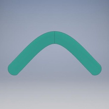 boomerang jeu 3d print model - Mito3D