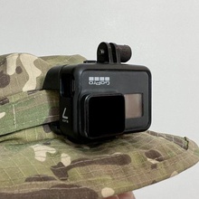 boonie hat mount gopro hero 5 6 7 gadget action camera airsoft 3d print model - Mito3D