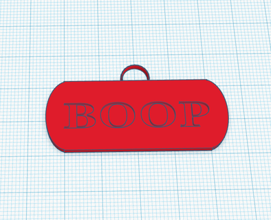 boop chave 3d print model - Mito3D
