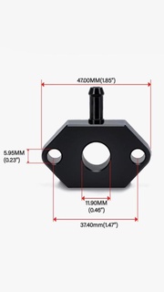 aumentar calibre vag adaptador turbo vr reloj 3d print model - Mito3D