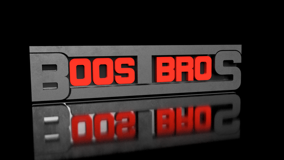 boostbros logo boost bros garage decoration 3d print model - Mito3D