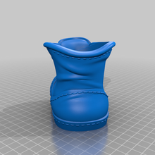 boot planter drain holes 3d print model - Mito3D