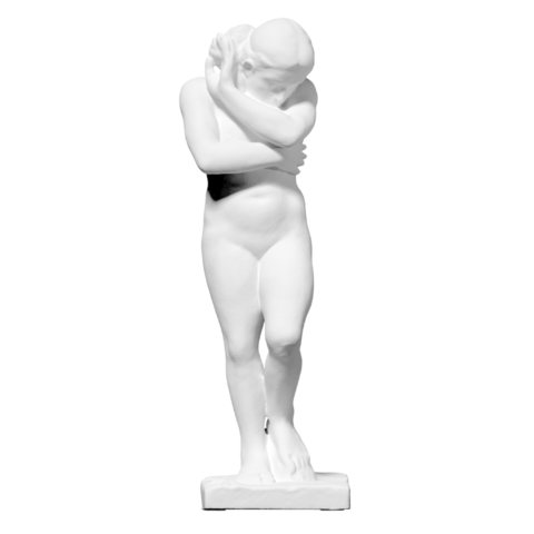 kaçak eve rodin sanat 3D print model - Mito3D