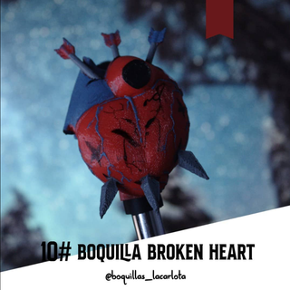 Boquilla kırık kalp 3d print model - Mito3D