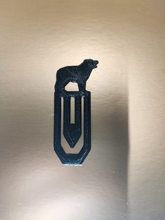 frontera collie perro papel acortar trombón marca marcador 3d impresión bricoloup 3d print model - Mito3D