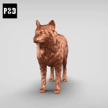 fronteira Collie v1 arte cão animal brinquedo estatuetas 3d print model - Mito3D