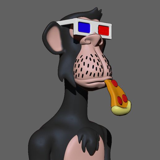 annoiato scimmia fallimento 108 3D print model - Mito3D