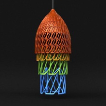 borneo lamp mmu palette art magic sidnaique mosaic mosaicmfg multimaterial prusa mmu2s 3d print model - Mito3D