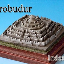 borobudur, indonesia architettura costruzioni 3d print model - Mito3D