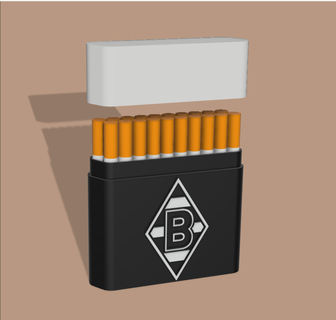 borussia nchengladbach cigarrillo caso funda 3d print model - Mito3D