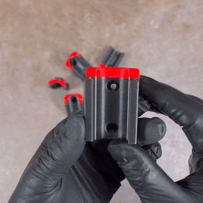 bosch 12v batterie minimalistisch mauer inhaber abgewinkelt art werkzeuge batterien accu halter unterstützung halterung lager veranstalter 3d print model - Mito3D