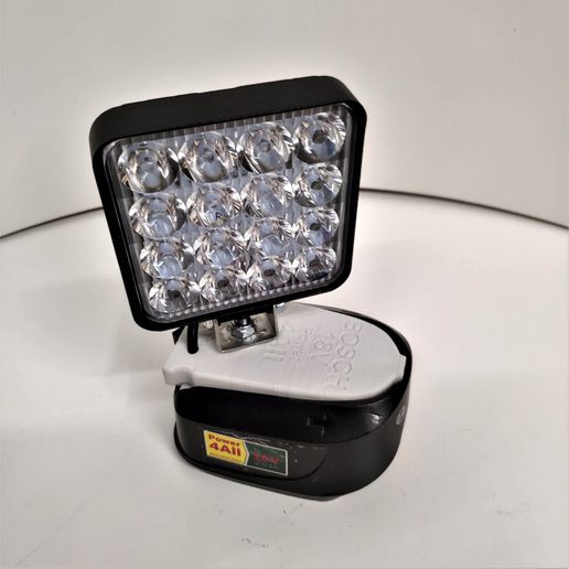 bosch 18v power4all Arbeit Lampe Werkzeug Licht Scheinwerfer Beamer 3D print model - Mito3D