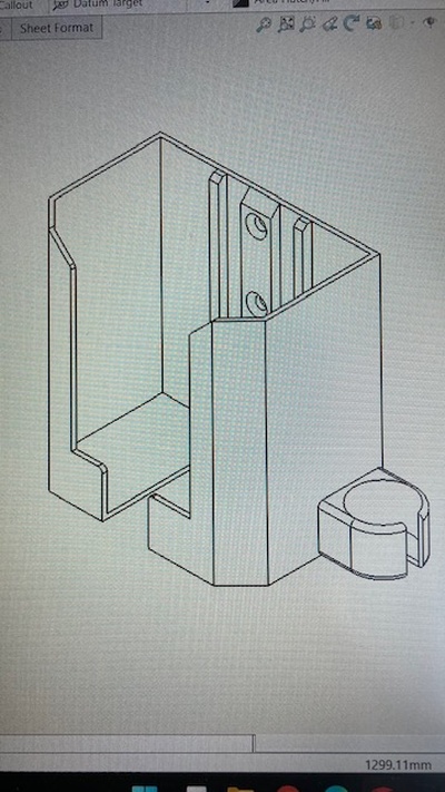 bosch 2024 modello bicicletta caricabatterie titolare supporto utensili 3d print model - Mito3D